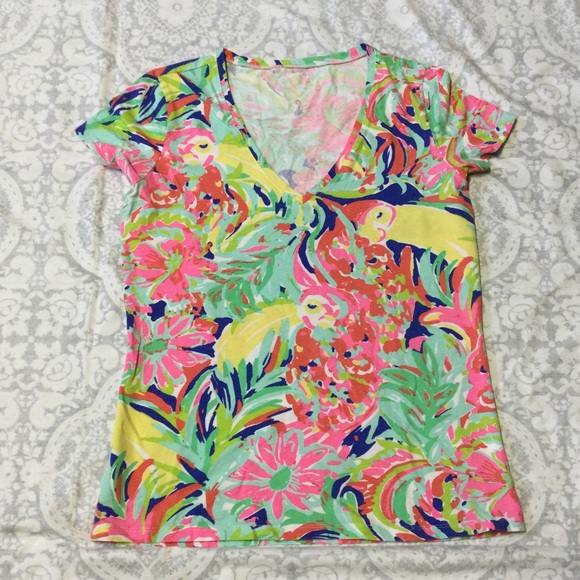 Lilly Pulitzer Shirt Medium - Picture 2 of 7